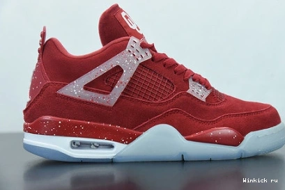 SOONERS JORDAN 4 RETRO AIR PE OKLAHOMA 0814